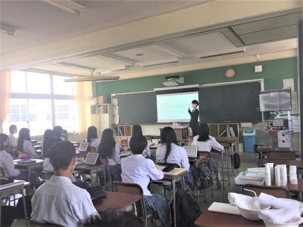 ポーラ、大分県日田三隈高校の「総合的な探究の時間」の学習に協力
