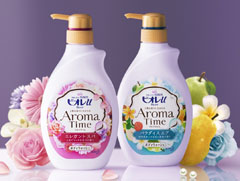 花王、上質な香りの全身洗浄料「ビオレｕ アロマタイム」シリーズを発売