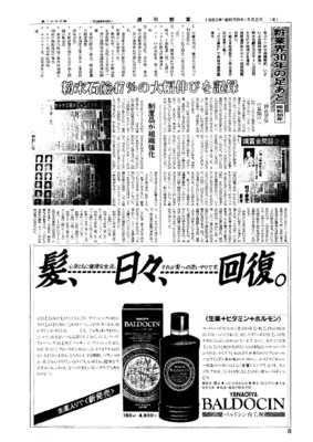 【週刊粧業30周年記念号】1955年（昭和30年）の化粧品業界ニュース