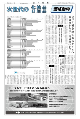 【週刊粧業】【消費者アンケート調査】価格動向(2023年)