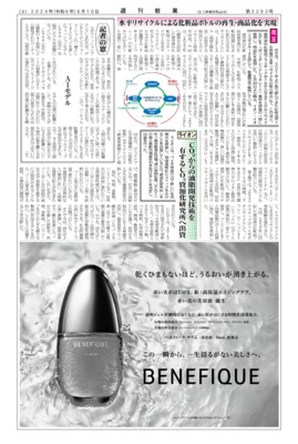 【週刊粧業】花王、水平リサイクルによる化粧品ボトルの再生・商品化を実現